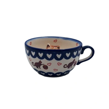 Filiżanka 0,4 Jumbo Kotek z figurką gat II