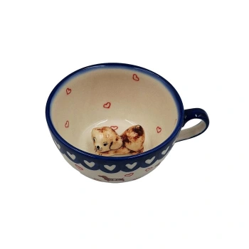 Filiżanka 0,4 Jumbo Jamnik z figurką gat II