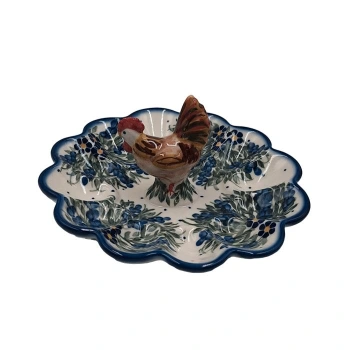 Półmisek na jajka z kurą gat II